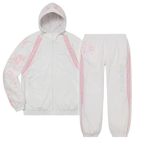 Supreme AOI Tracksuit White