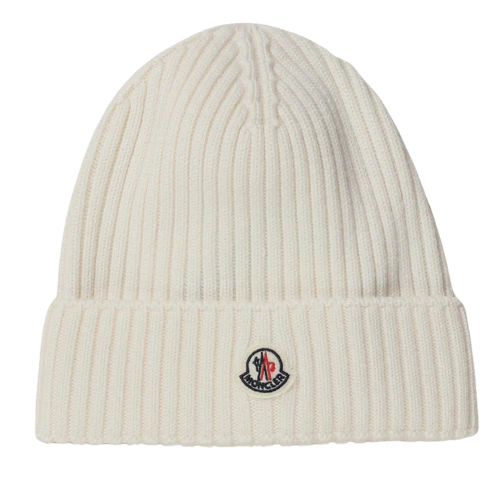 Moncler Beanie White