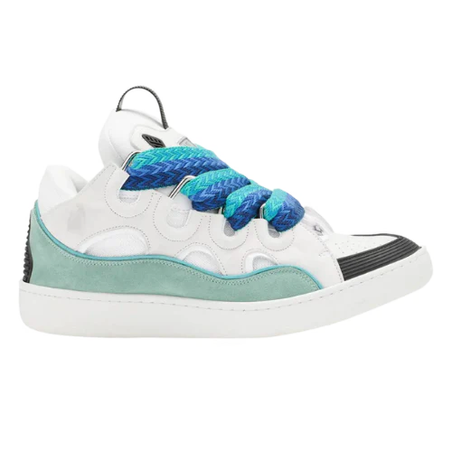 Lanvin Curb Sneaker White Green
