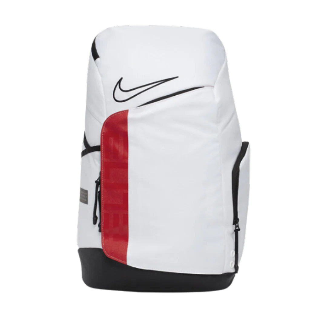 Nike Elite Pro Backpack White & Red