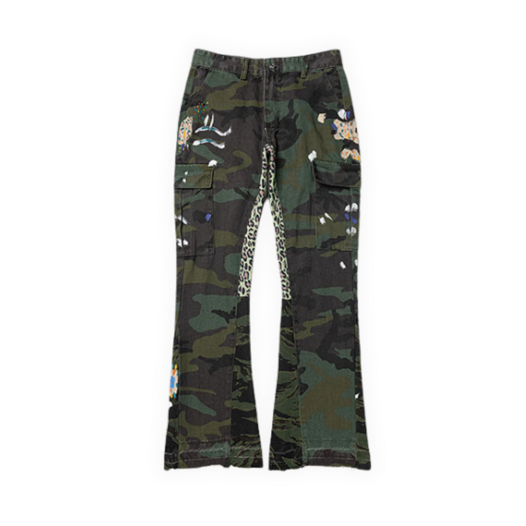 Gallery Dept. Flared Denim Camouflage