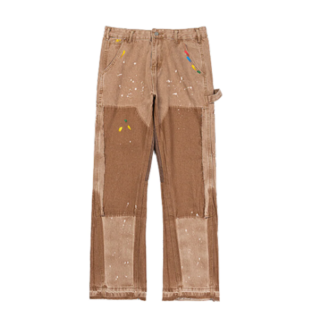 Gallery Dept. Flared Denim Double Knee Brown