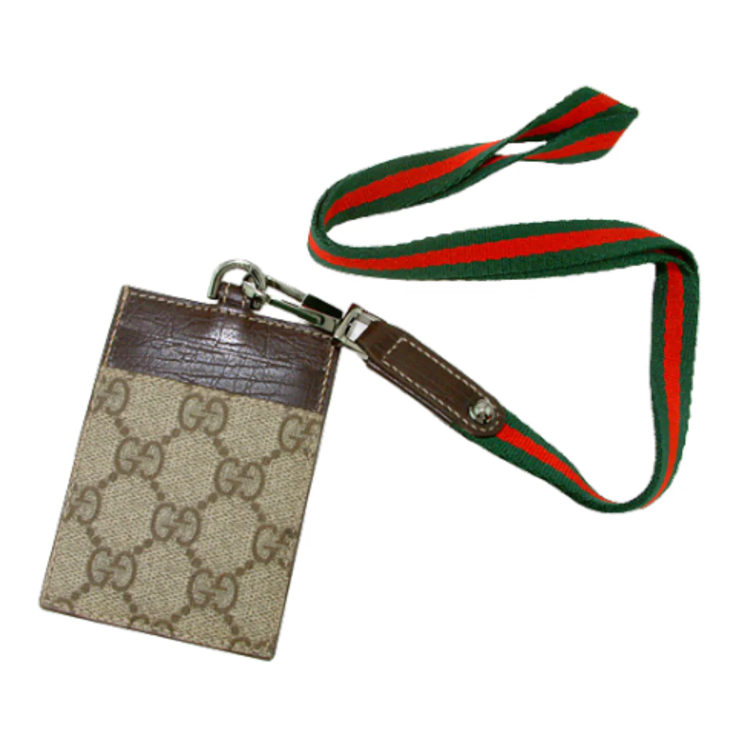 Gucci Necklace Cardholder Khaki