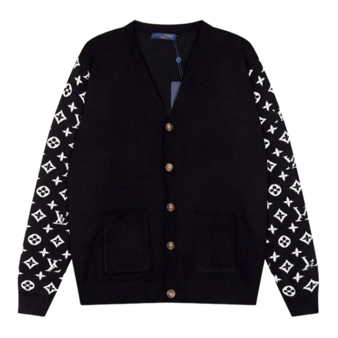 Louis Vuitton Button Up Cardigan Black