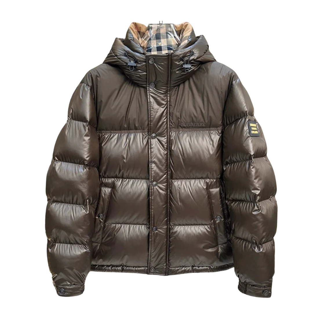Burberry Puffer Jacket Brown